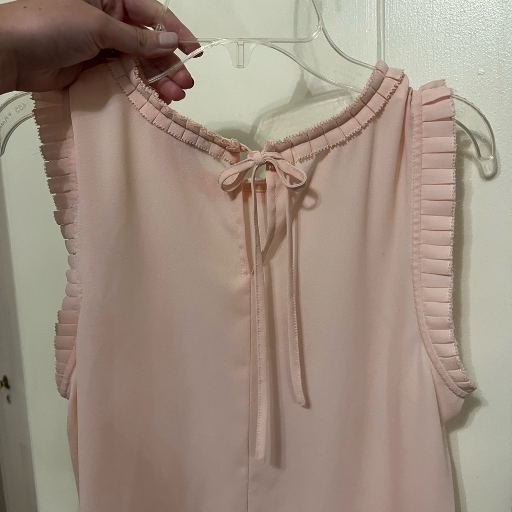 JCrew Ruffle Tank Blouse - Picture 3 of 3
